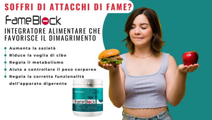 Fame Block: il segreto per dimagrire senza soffrire la fame