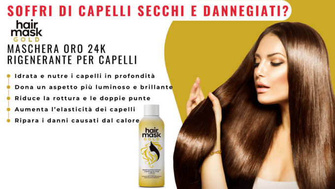 Hair Mask Gold: la maschera che trasforma i tuoi capelli in oro