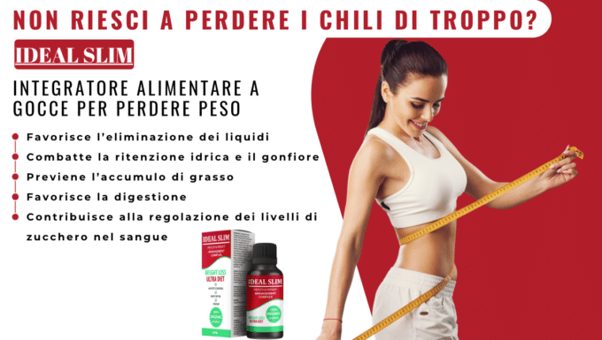 Ideal Slim: le gocce naturali per ritrovare il peso forma